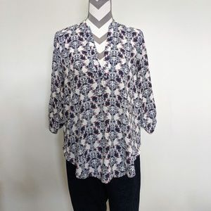 🦄 Lush Roll Tab Sleeve Woven Shirt (M)